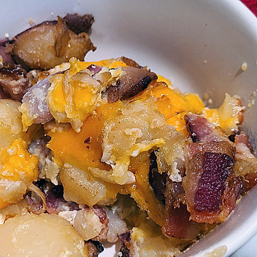 Easy Smoked Cheesy Potatoes Recipe