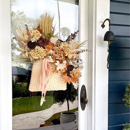 Fall Door Basket DIY