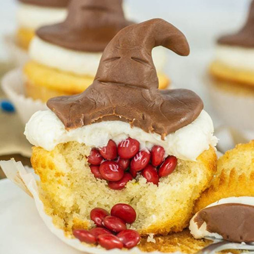 Harry Potter Sorting Hat Cupcakes