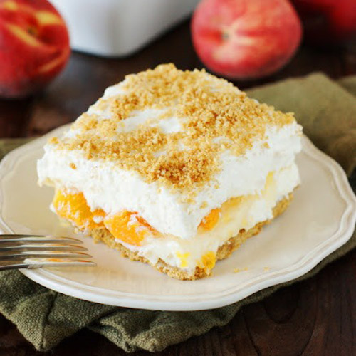 No-Bake Peach Yum Yum