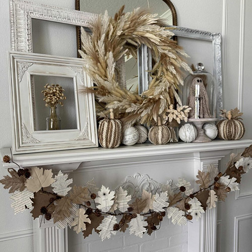 Simple DIY Book Page Garland -Perfect for Fall