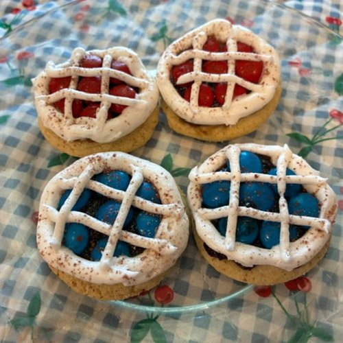 Mini Cherry and Blueberry Pies