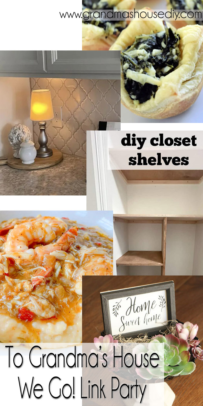 This link party is all about homemade, homemaking, DIY, recycling, upcycling, before and afters (of rooms, Wednesday Link Party #383