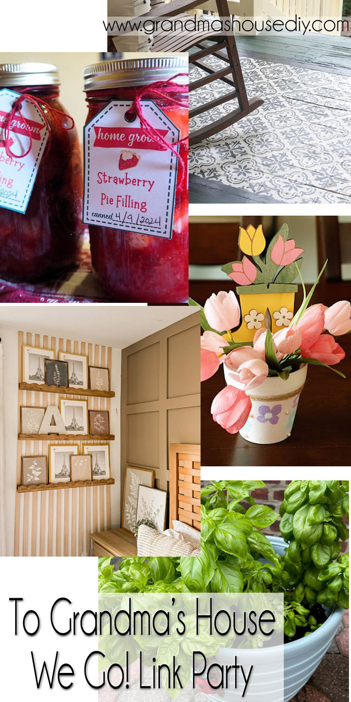 This link party is all about homemade, homemaking, DIY, recycling, upcycling, before and afters (of rooms, Wednesday Link Party #398