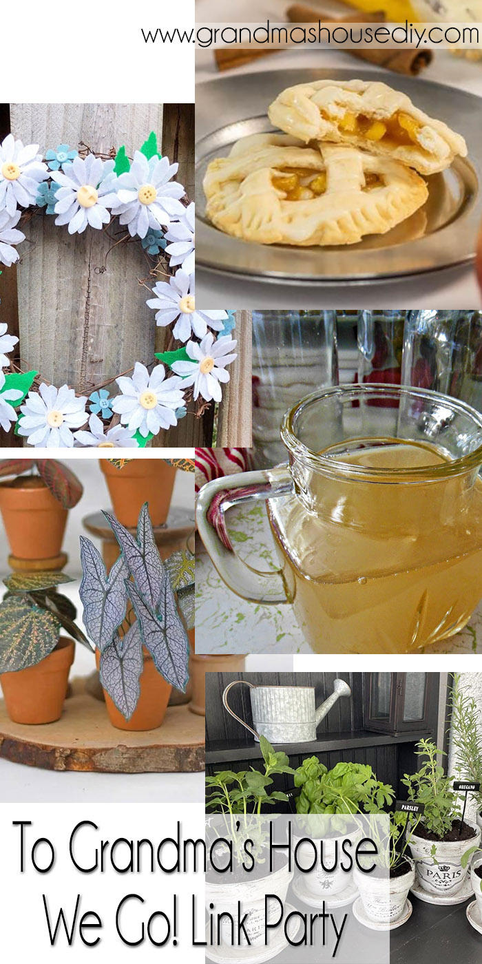 This link party is all about homemade, homemaking, DIY, recycling, upcycling, before and afters (of rooms, Wednesday Link Party #450
