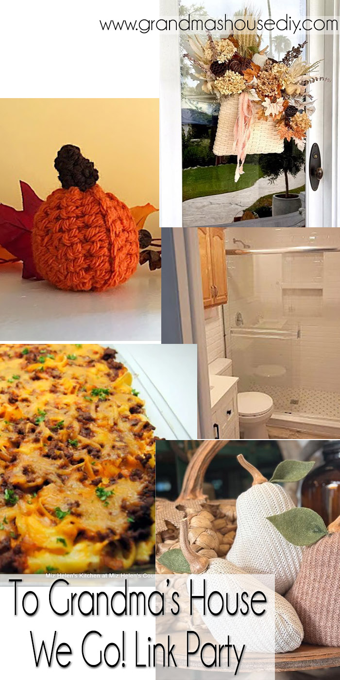 This link party is all about homemade, homemaking, DIY, recycling, upcycling, before and afters (of rooms, Wednesday Link Party #472