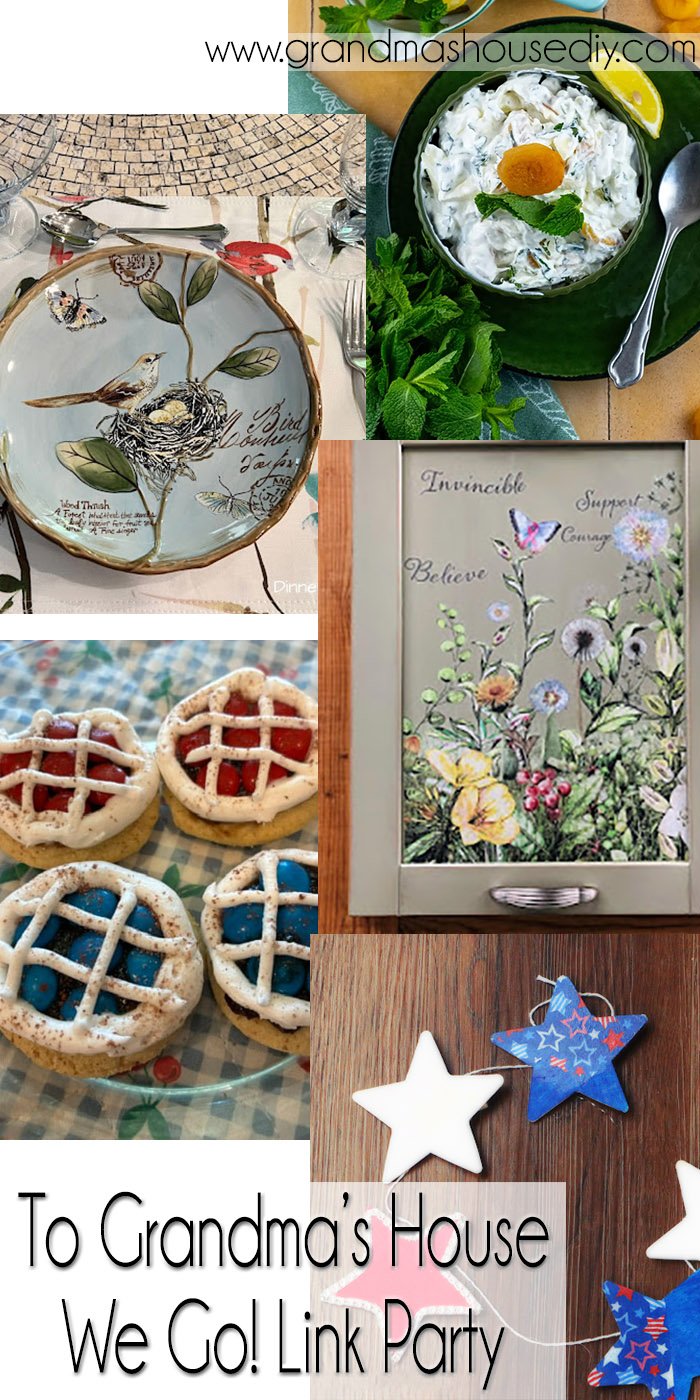 This link party is all about homemade, homemaking, DIY, recycling, upcycling, before and afters (of rooms, Wednesday Link Party #508