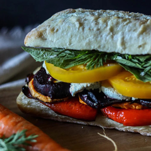 Roasted Vegetable Sandwich