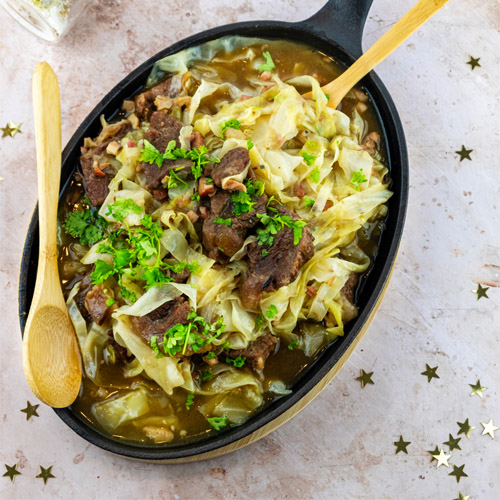 Homestyle Stewed Cabbage